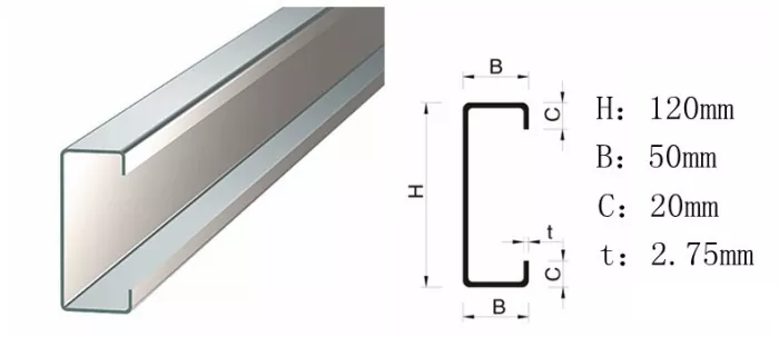 د پورټل چوکاټ د فولادو ګودام په جوړولو کې، ایا د C-shaped فولاد یا Z-shaped فولاد باید د Purlins په توګه وکارول شي؟