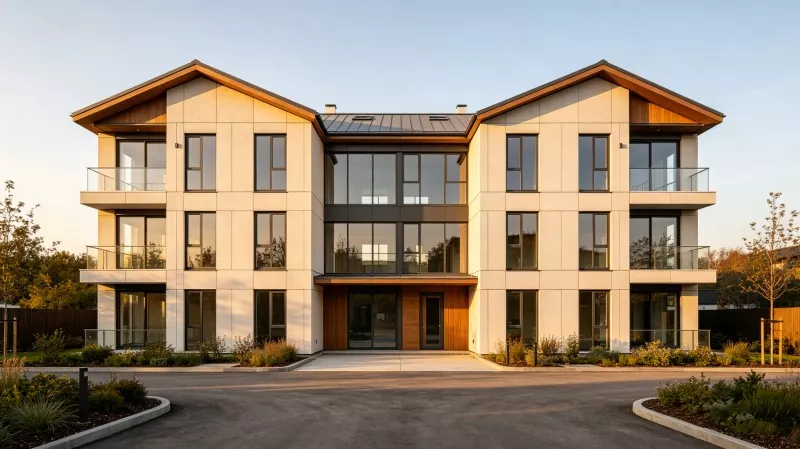 Prestressed Multistore Villa