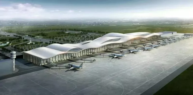 په لنډمهاله توګه د فولادو ترمینل هال پراخ شوی
